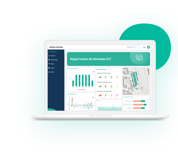 NomoSense Plateforme Hypervision IOT