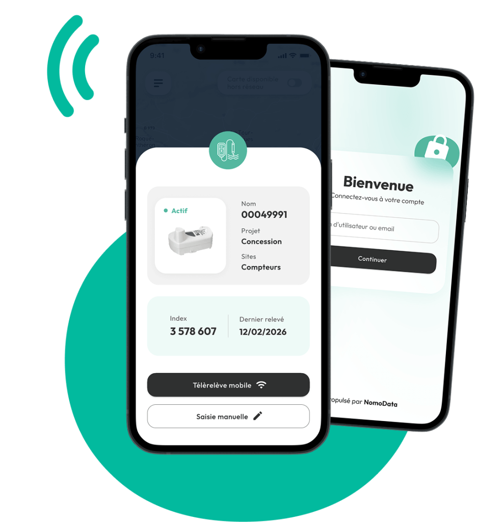 Application relève pédestre NomoData